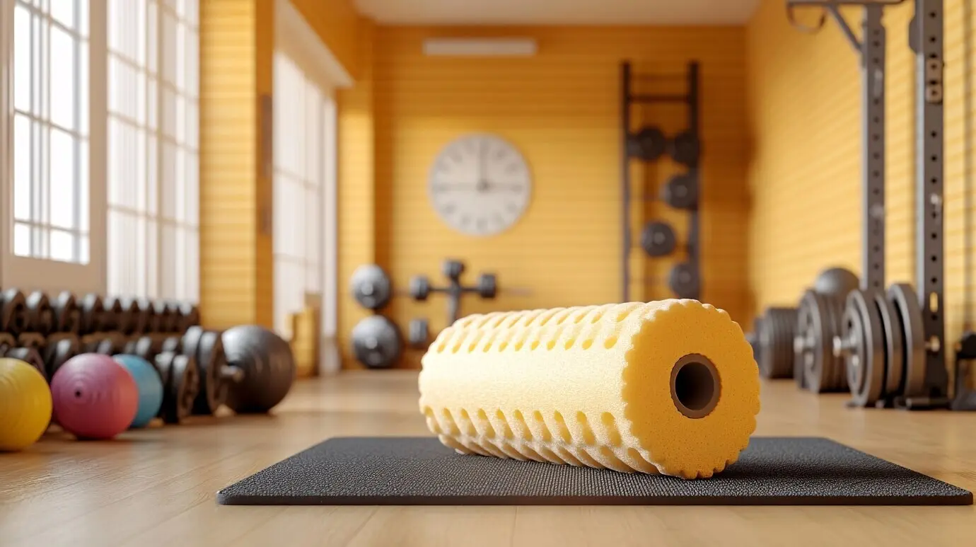 Stillleben einer Schaumstoffrolle